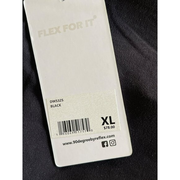 90 Degree Tennis Dress XL Black NWT - Picture 7 of 9